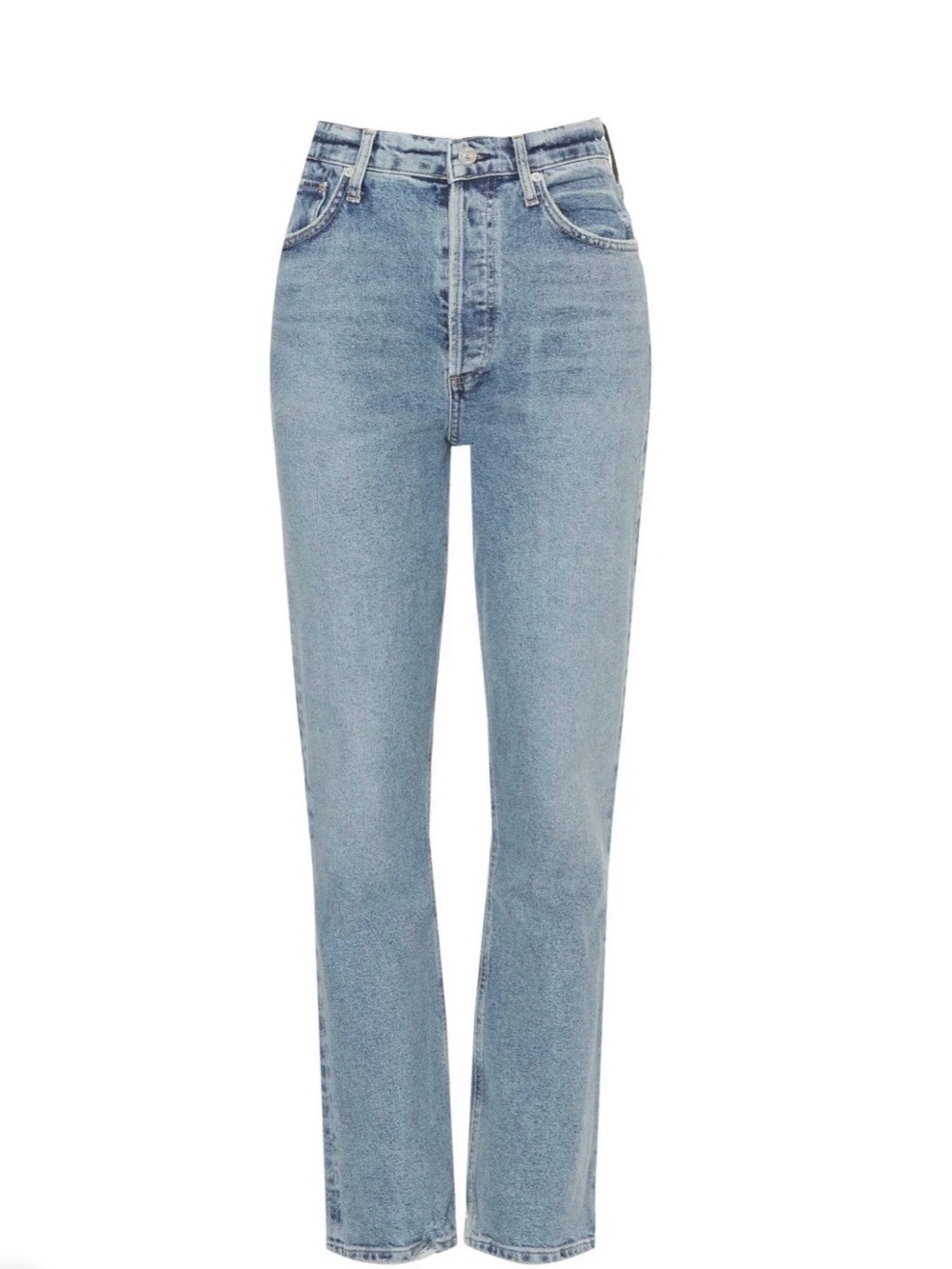 Citizens of Humanity Sabine High-Rise Straight Jeans - Light Blue